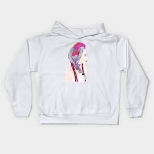 Slovak girl Kids Hoodie